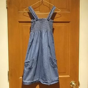 Girls denim sundress
